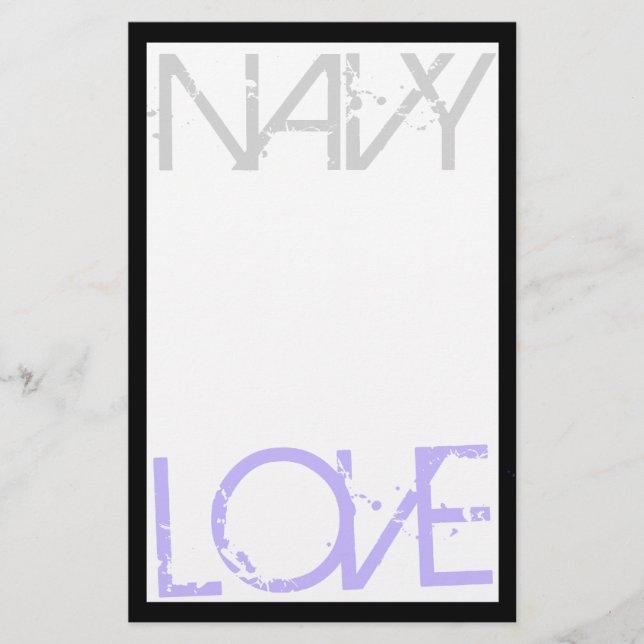 Stationär Navy Kärlek (Framsida)