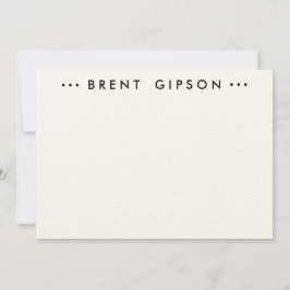 STATIONÄR NOTECARD ANTECKNINGSKORT