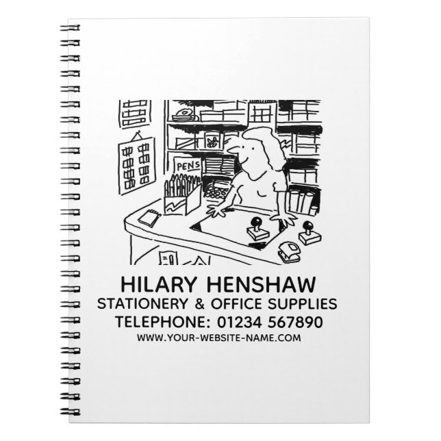 Stationär och Kontorsmateriel - bärbar dator Anteckningsbok (Framsidan)