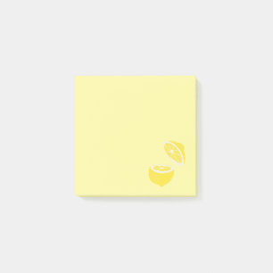 Stationär plagg för citronskivor post-it block