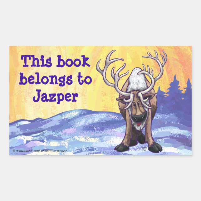 Stationär renhållare rektangulärt klistermärke (Framsida)