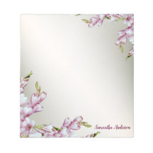 Stationär Rosa White Flowers Rustic Elegant