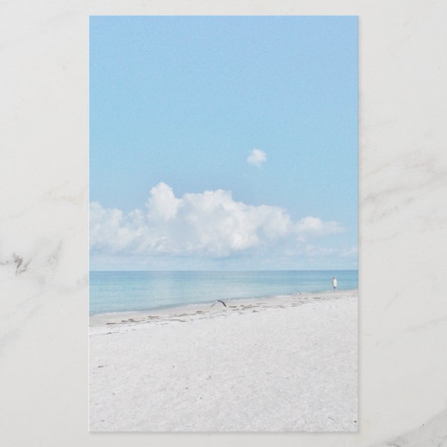 Stationär tropisk strand (Framsida)