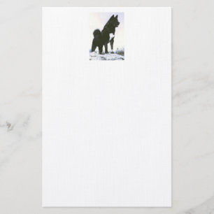 Stationära Akita Brevpapper