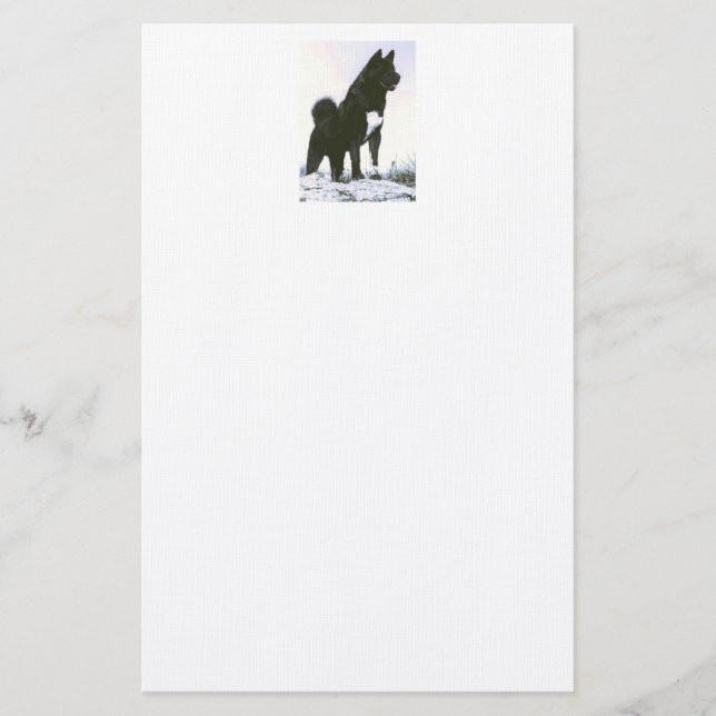 Stationära Akita Brevpapper (Framsida)