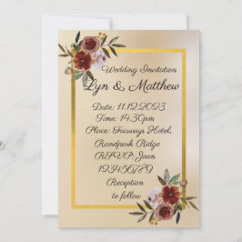 Stationära bröllop: Bröllopsinbjudan Inbjudningar