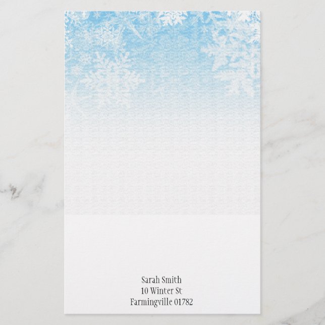 Stationära Chirstmas Brevpapper (Framsida)