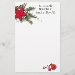 Stationära Chirstmas Brevpapper