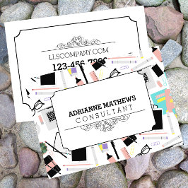 Stationära datorn Cute Modern Anpassningsbar Mönst Visitkort