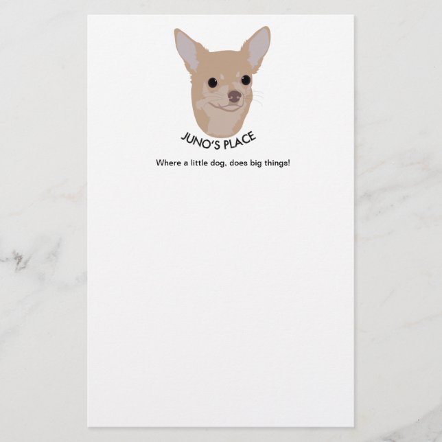 Stationära Junos ställe Brevpapper (Framsida)