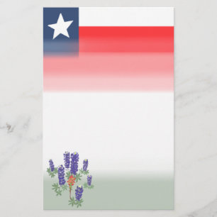 Stationära Lone Star-mallen (Anpassade) Brevpapper