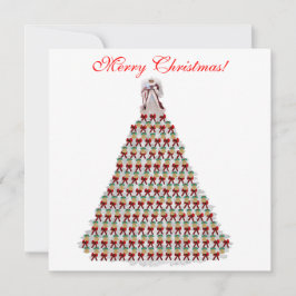 Stationära och hälsorisker för helgdag julkort