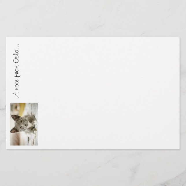 Stationära Oslo Brevpapper (Framsida)