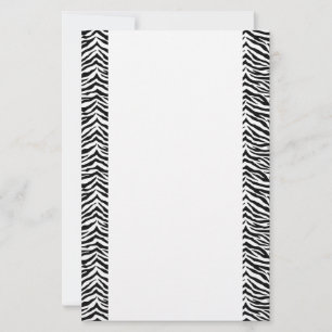 Stationära Pappra Zebra Brevpapper