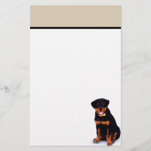 Stationära Rottweiler Brevpapper