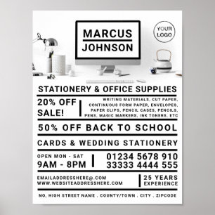 Stationära, stationära och Kontorsmateriel, statio Poster