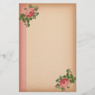 Stationära vintagero brevpapper