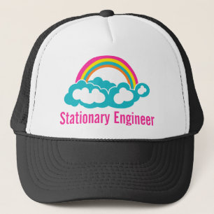Stationärt Ingenjör Cloud Rainbow Keps