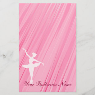 Stationärt papper för BallerinaSilhouette