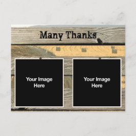 Stationärt tackkort för Bröllop Vykort