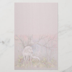 Stationärt - Unicornvårblom Brevpapper