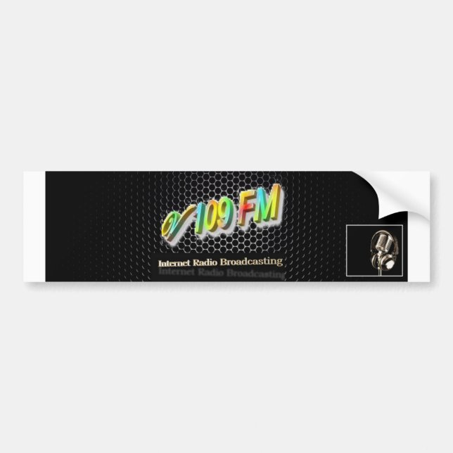 Stationbaner V109 FM Bildekal (Framsidan)