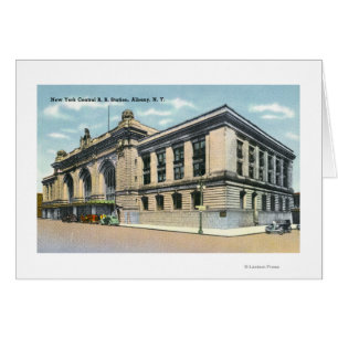 Stationen för NY-centraljärnväg nr. 2 Hälsningskort