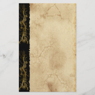 Stationeriet Guld Dragon Asian Parchment-effect St Brevpapper
