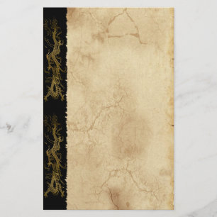 Stationeriet Guld Dragon Asian Parchment-effect St Brevpapper