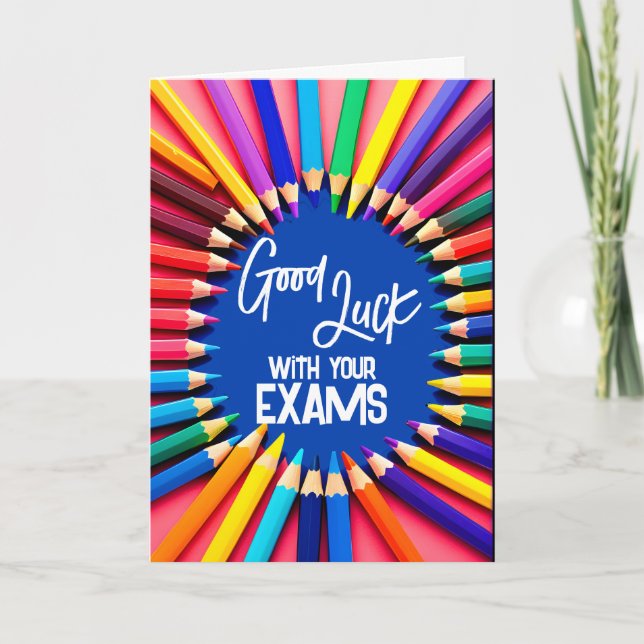 Stationeriet Lycka till i dina prov GCSE ALevel SA Kort (Framsida)