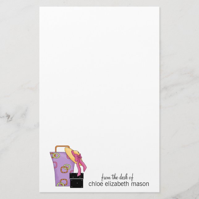 Stationeriet toppen Cute Girly Saker Brevpapper (Framsida)