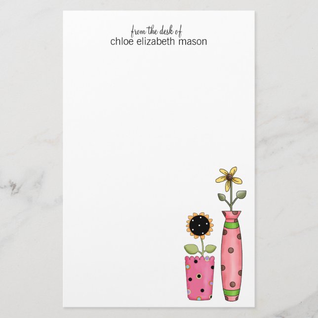 Stationeriet toppen Cute Girly Saker Brevpapper (Framsida)
