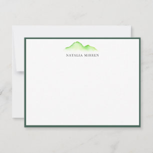 Stationeriet Watercolor Islands Stationery Anteckningskort