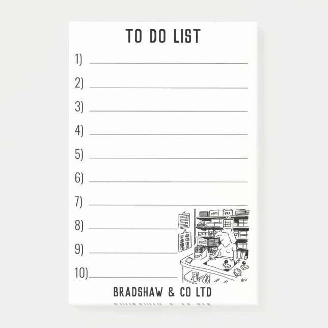 Stationers-mall - Handla för att anpassa Post-it Block (Framsida)