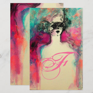 STATIONERY CHARM MONOGRAM BEAUTY MODE BREVPAPPER
