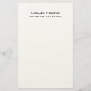 Stationery Felt Papper/ Cream Färg Brevpapper