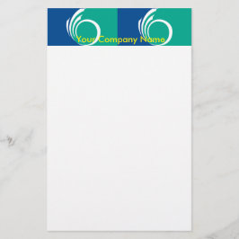 Stationery with Flag of Ottawa, Canada Brevpapper
