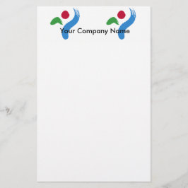 Stationery with Flag of Seoul, South Korea Brevpapper