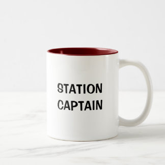 STATIONKAPTENMUGG Två-Tonad MUGG