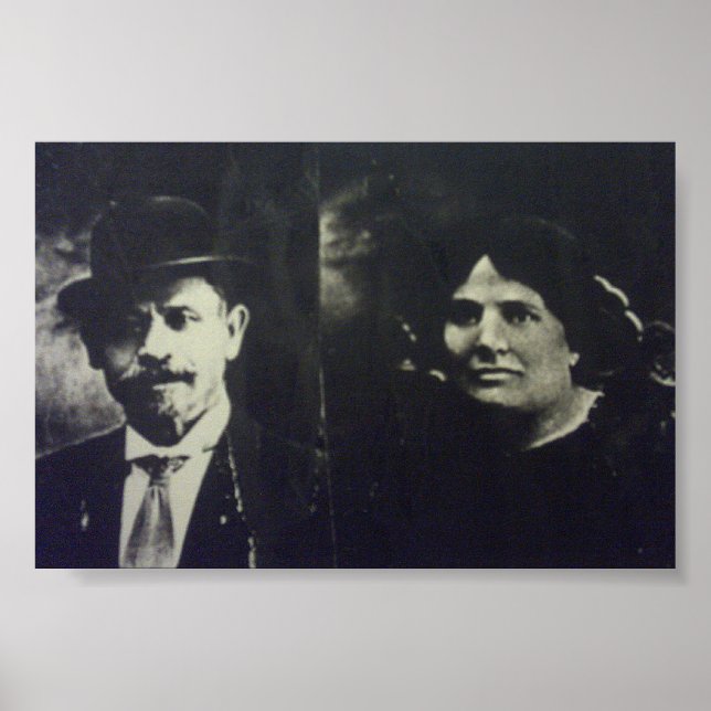 Stationschefen och hans fru. poster (Framsidan)
