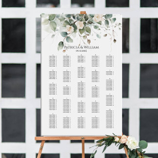 Stationsschemat Grey bröllop alfabetiskt Poster