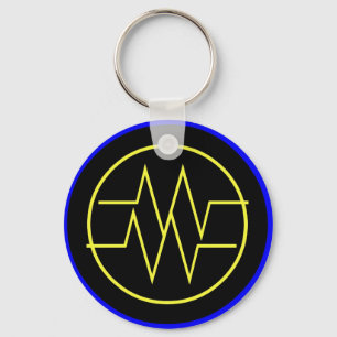 Statisk elektricitet chockar Keychain Nyckelring