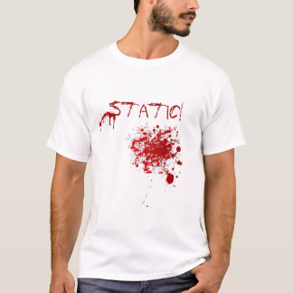 Statisk elektricitet "stänker" T-tröja Tee Shirt