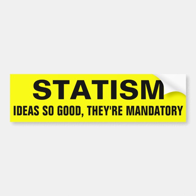 Statism Bildekal (Framsidan)
