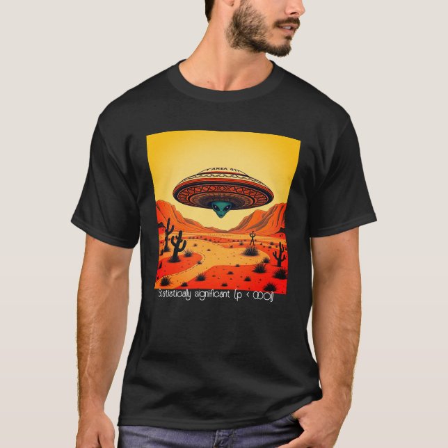 Statistically Alien Desert T Shirt (Framsida)