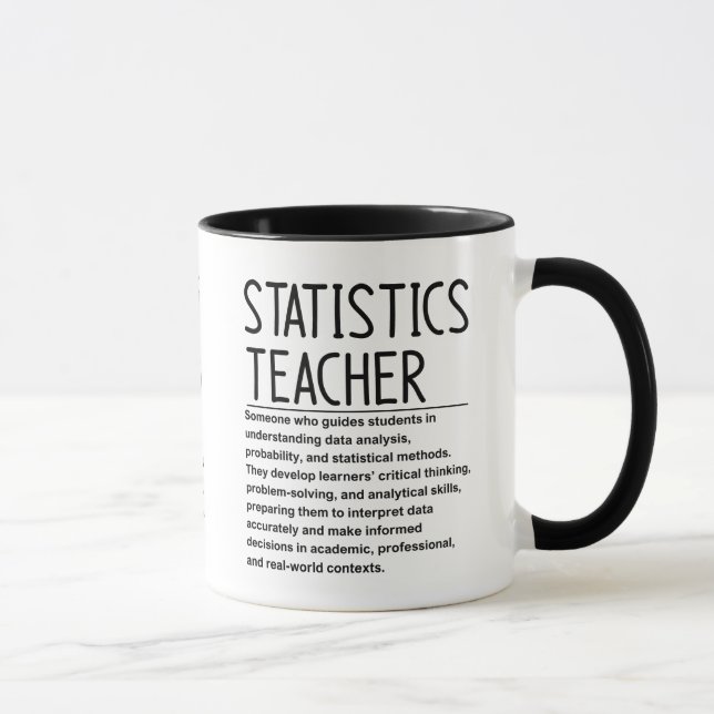 Statistics teacher mugg (Höger)