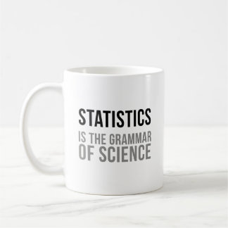 Statistik är vetenskapens Grammatik Kaffemugg