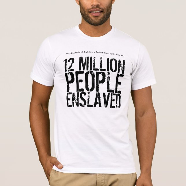 Statistik av slaverit-skjortan (manar) tee shirt (Framsida)