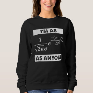 Statistik för normal distribution av matematik t shirt