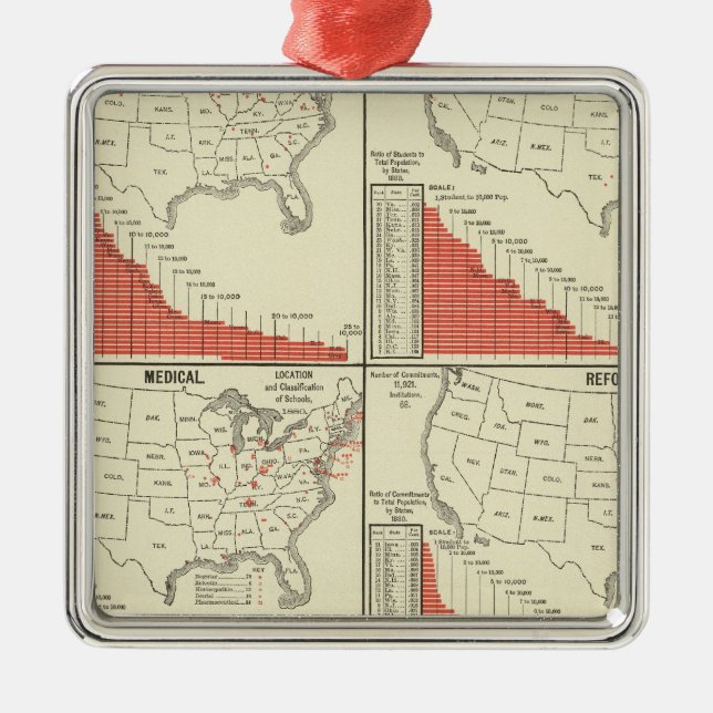 Statistik för speciellare skolor julgransprydnad metall (Framsidan)